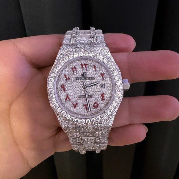 Audemars Piguet Other - Audemars Piguet Silver and Red Diamond Watch